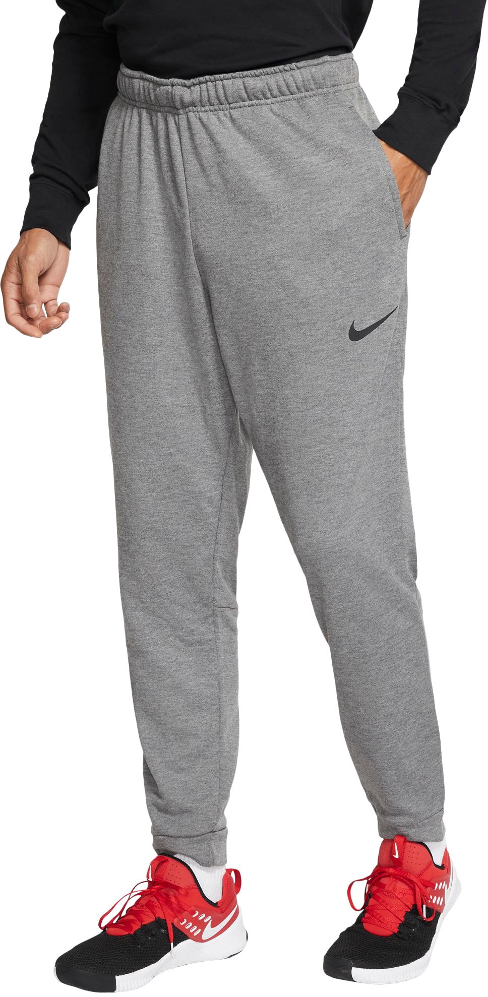 nike dri fit grey sweatpants