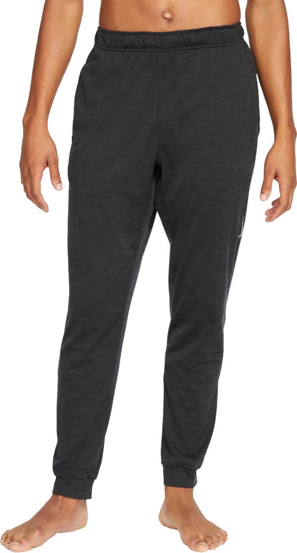 Shop Nike Mens Dri-Fit Yoga Training Pants Black Grey Heather AT5696-032 -  XL - Dick Smith