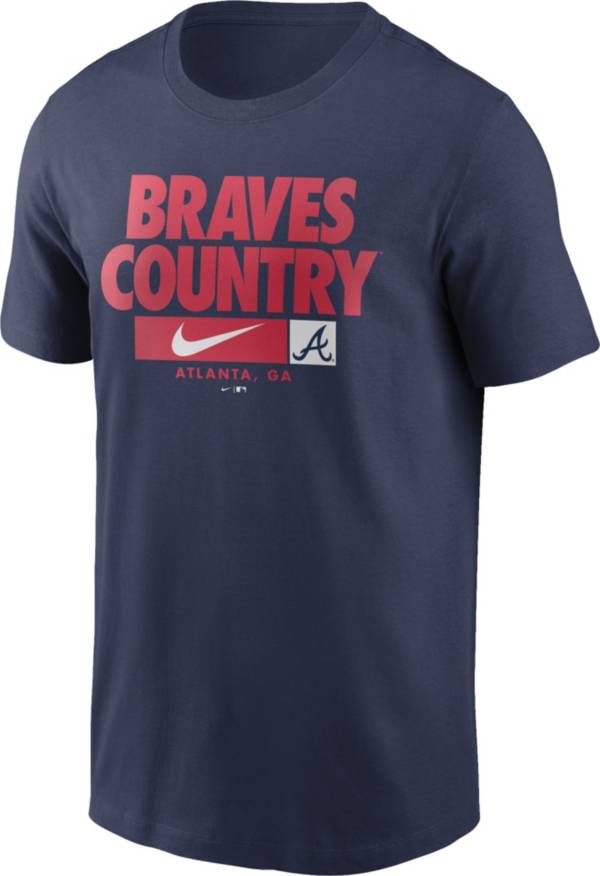 Nike Men's Atlanta Braves Navy Local Nickname Legend T-Shirt