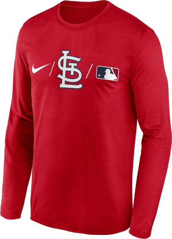 Nike Men's St. Louis Cardinals Red Authentic Collection Legend Long Sleeve T-Shirt