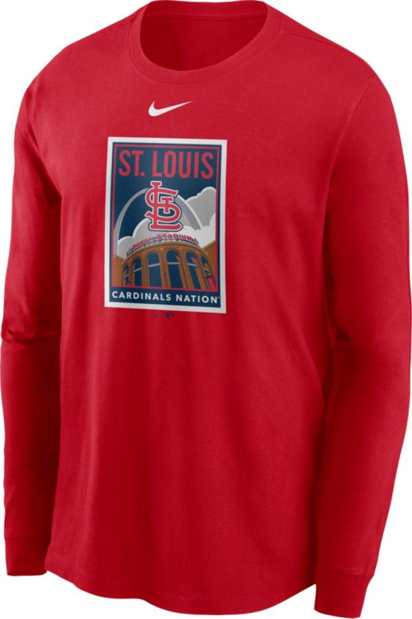 Nike Men's St. Louis Cardinals Red Icon Long Sleeve T-Shirt