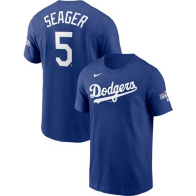 sorry, Nike Men's Los Angeles Dodgers Corey Seager #5 Royal T-Shirt is currently out of stock