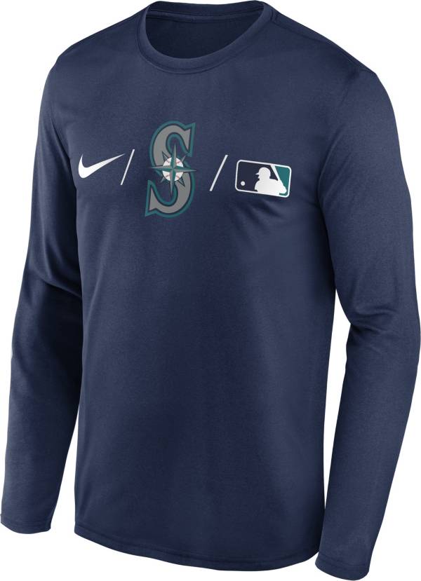 Nike Men's Seattle Mariners Navy Authentic Collection Legend Long Sleeve T-Shirt