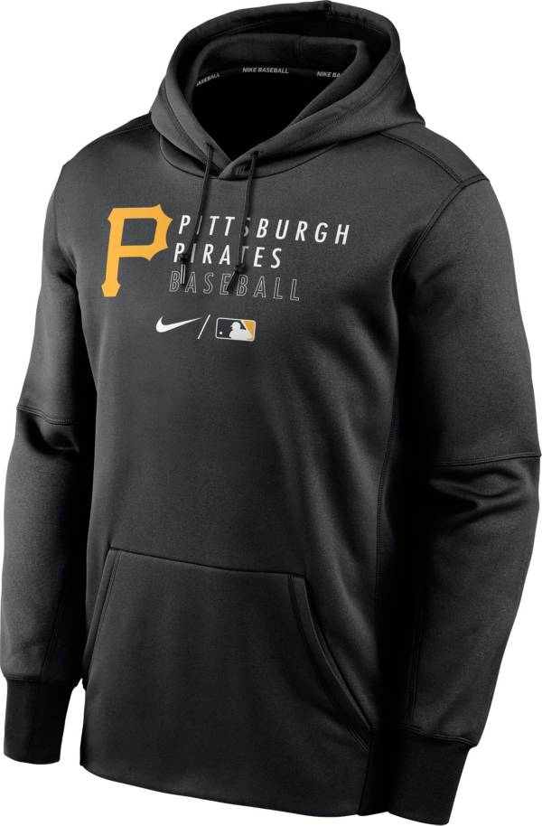 Nike Men's Pittsburgh Pirates AC Therma-FIT Black Hoodie