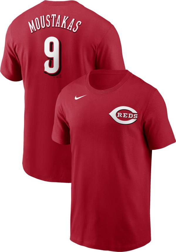 Nike Men's Cincinnati Reds Mike Moustakas #9 Red T-Shirt product image