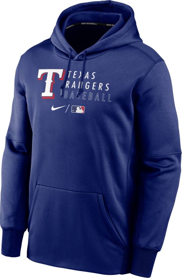 Nike Men's Texas Rangers AC Therma-FIT Royal Hoodie