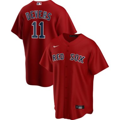sorry, Nike Men's Replica Boston Red Sox Rafael Devers #11 Cool Base Red Jersey is currently out of stock