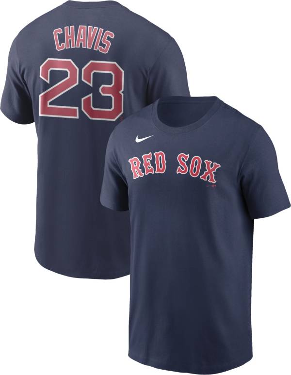 Nike Men's Boston Red Sox Michael Chavis #23 Navy T-Shirt