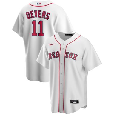 sorry, Nike Men's Replica Boston Red Sox Rafael Devers #11 Cool Base White Jersey is currently out of stock