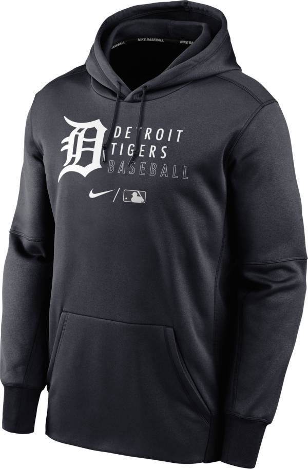 Nike Men's Detroit Tigers AC Therma-FIT Blue Hoodie