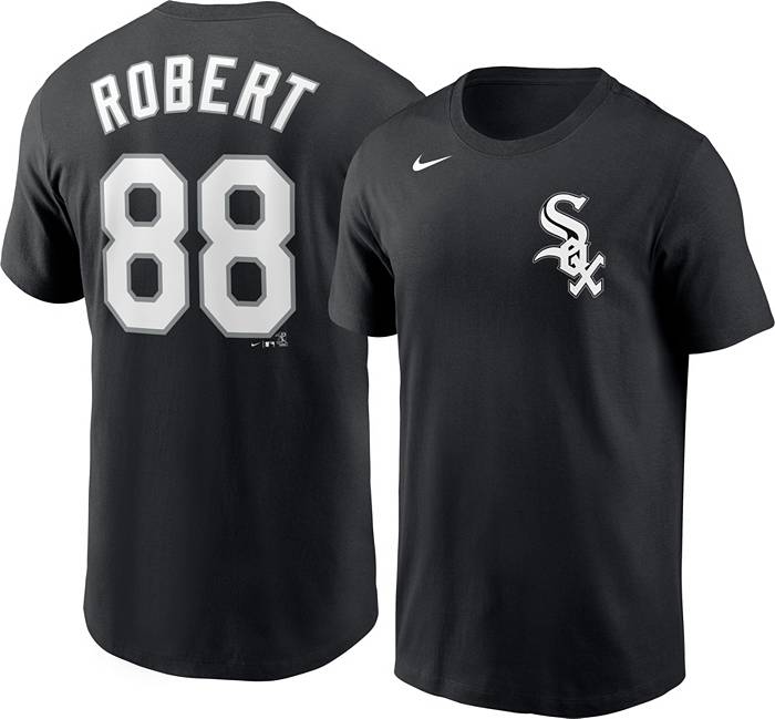 Nike Men's Chicago White Sox Luis Robert #88 Black T-Shirt