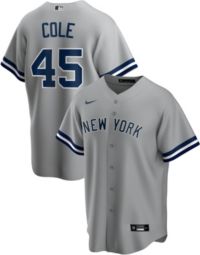 Gerrit Cole New York Yankees Autographed Fanatics Authentic Game-Used #45  Gray Jersey vs. Los Angeles Dodgers on June 3, 2023