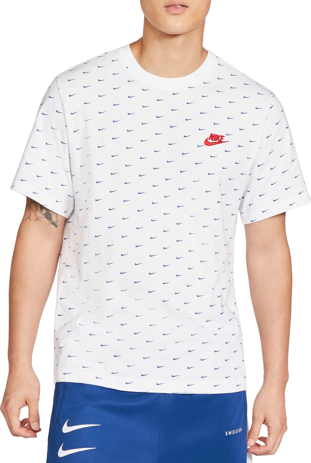 nike all over swoosh t shirt