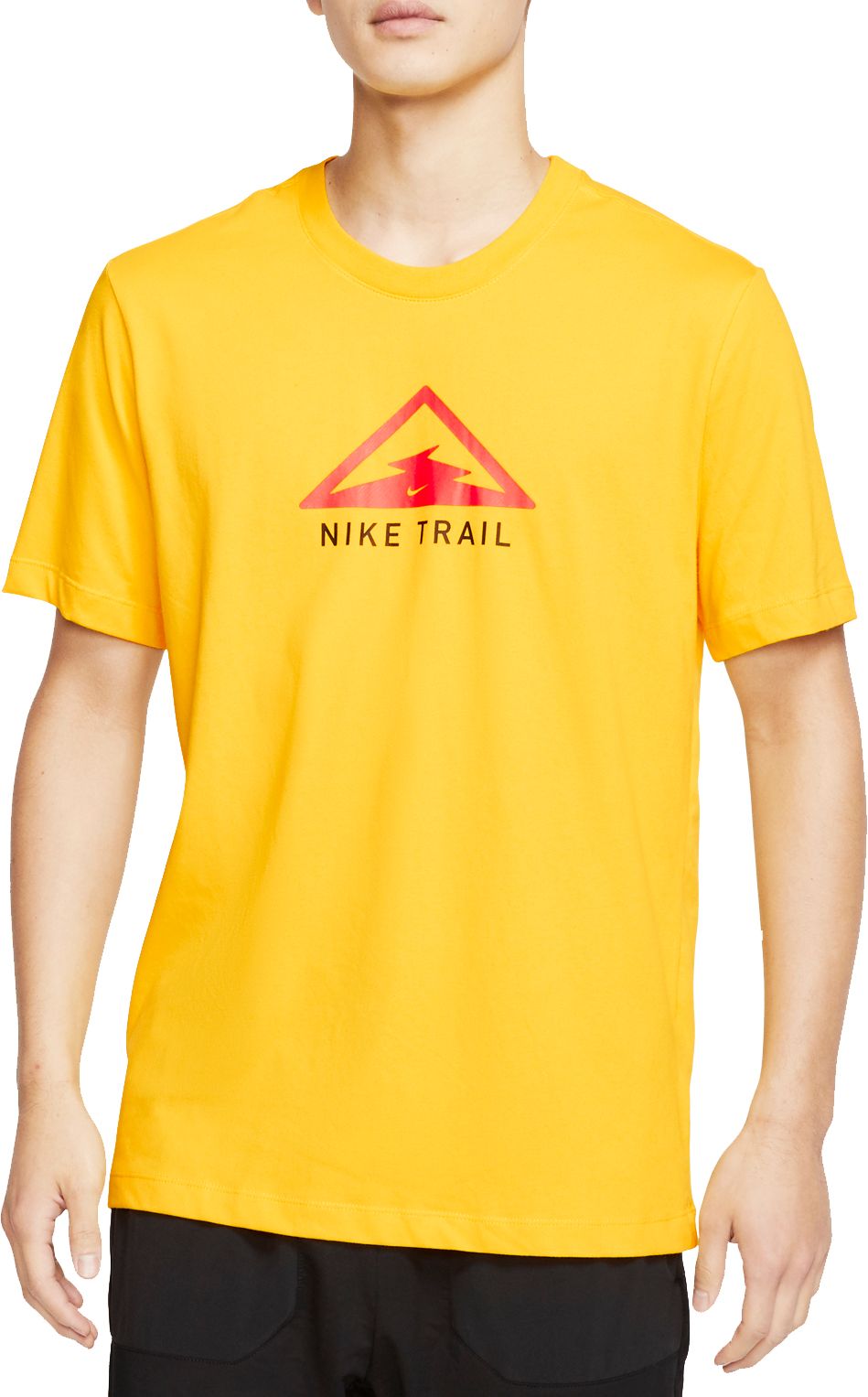 nike trail t shirt black