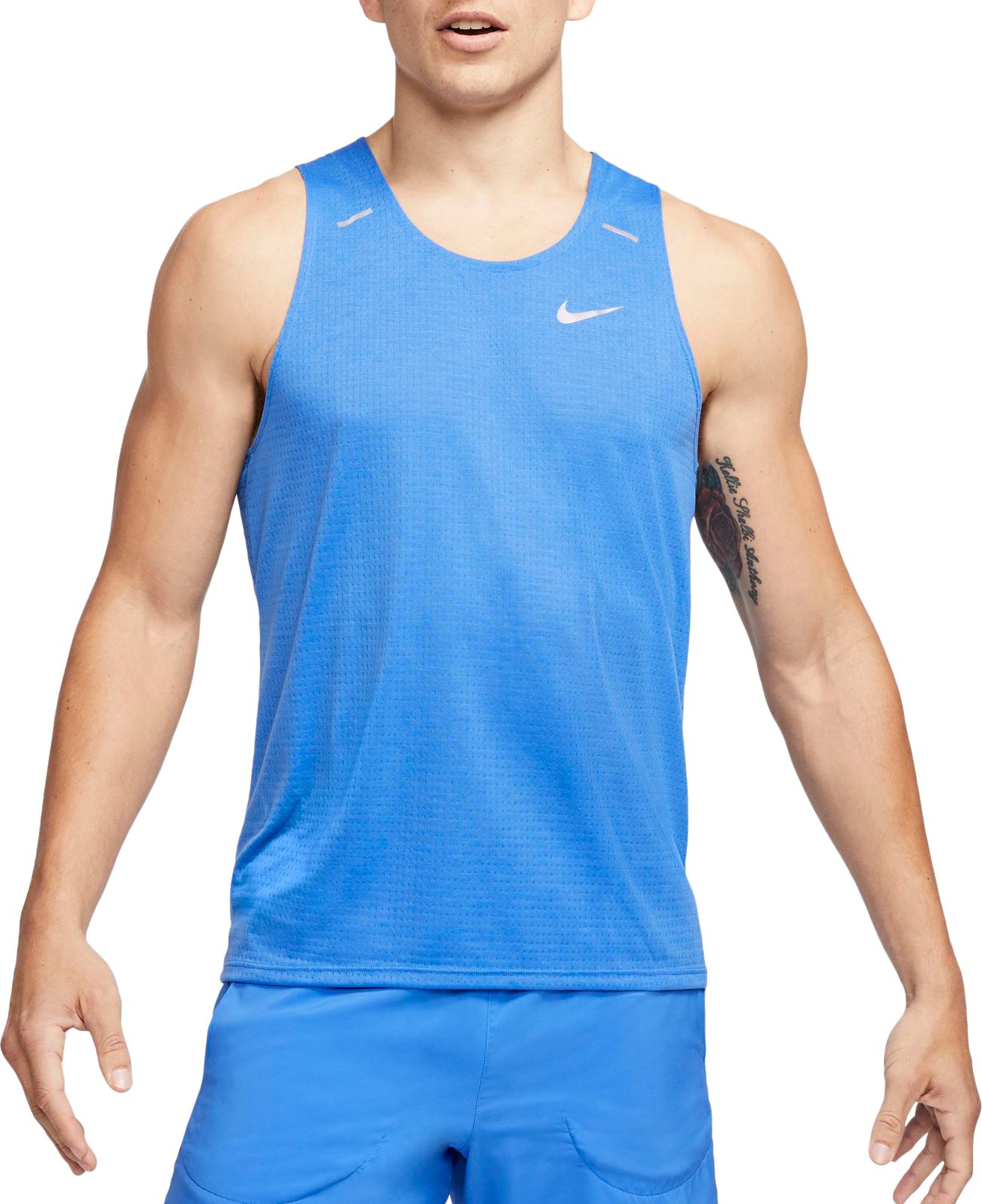 nike men's rise 365 running tank