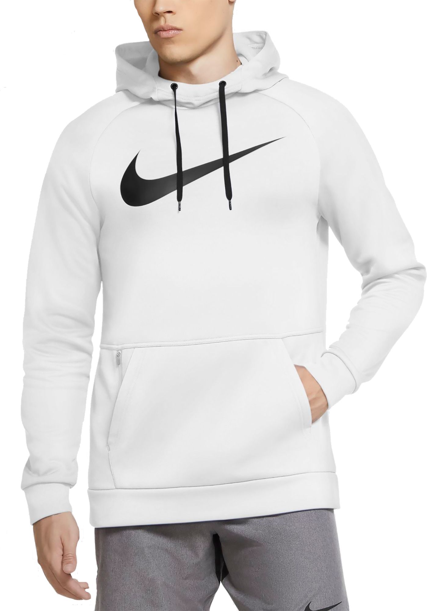 nike men's swoosh essential therma training hoodie