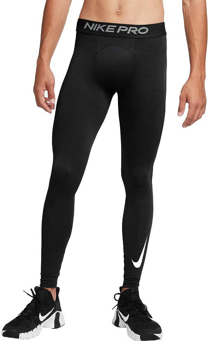 Nike Men's Pro Warm Tights, Medium, Iron Grey