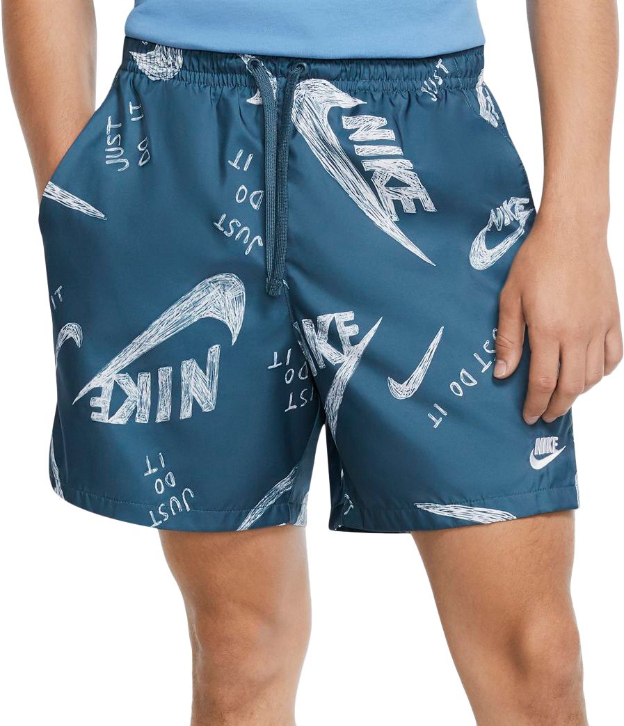 men's print shorts nike sportswear