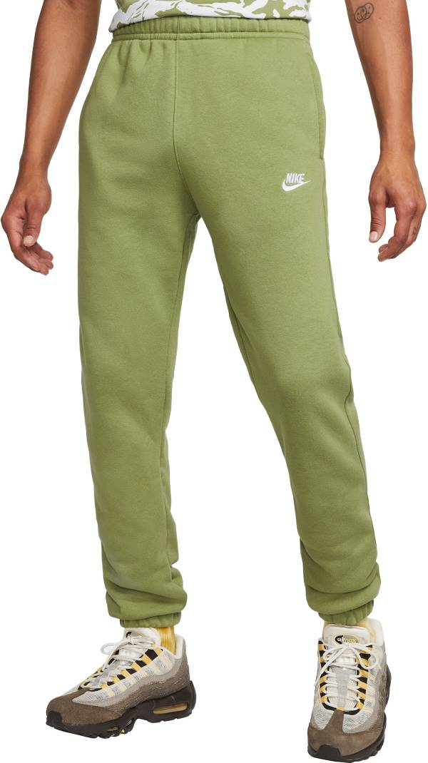 nike green fleece pants