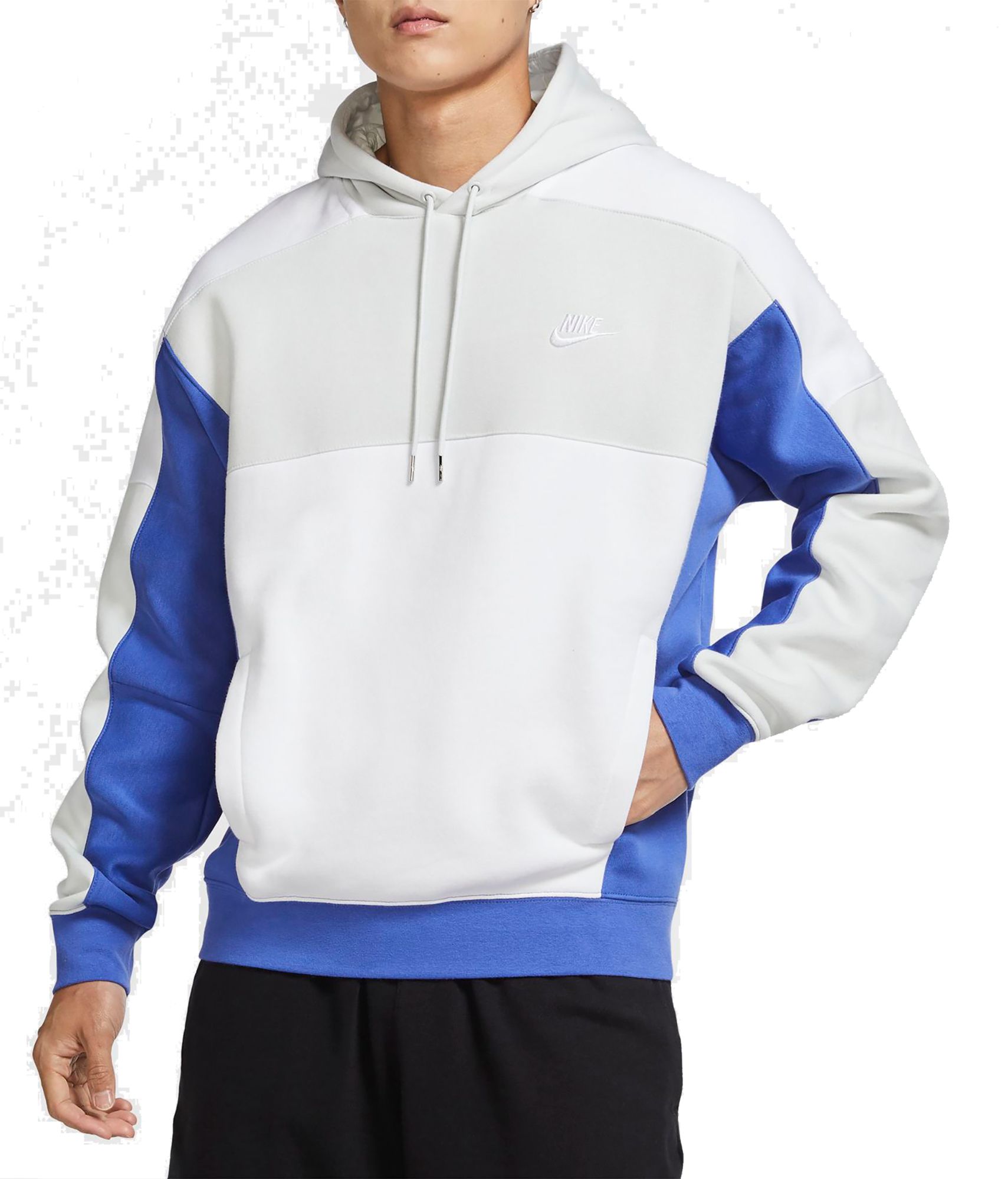 nike color block pullover