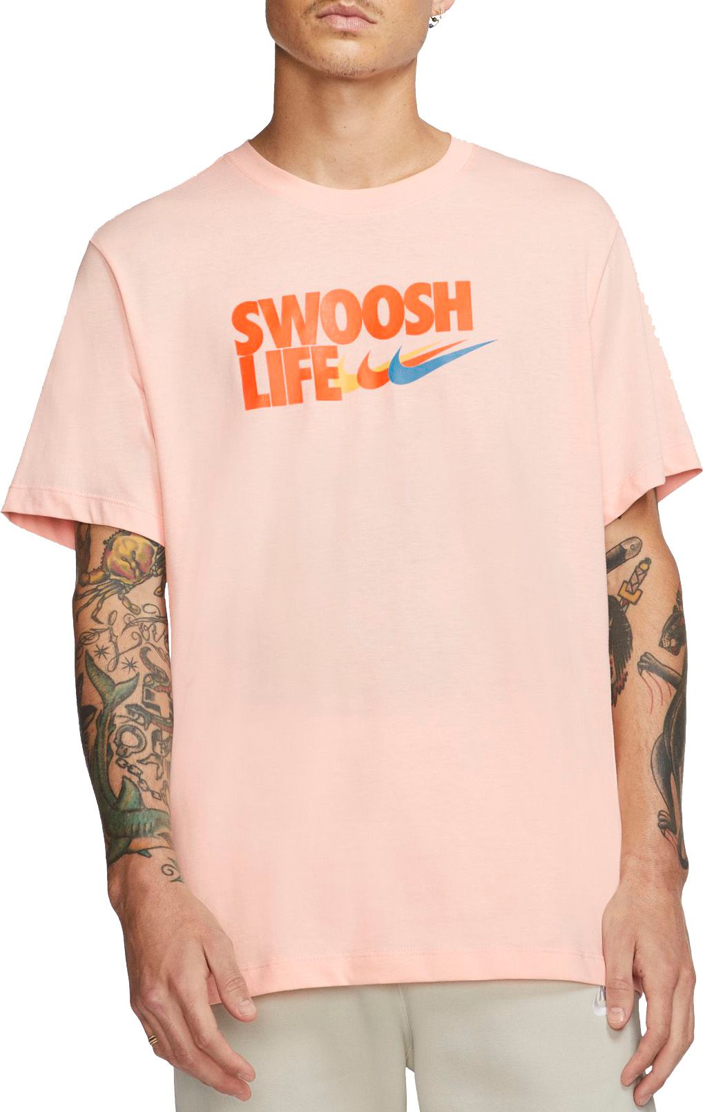 nike peach t shirt