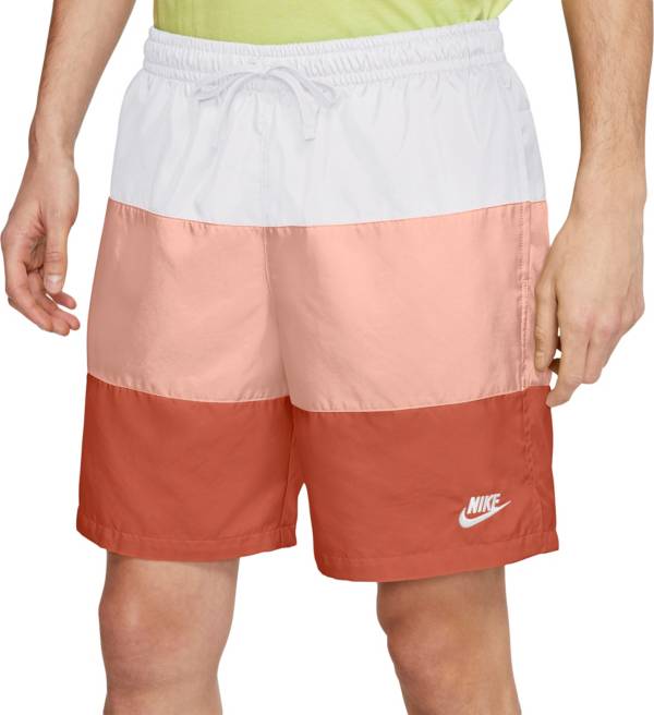 nike woven shorts arctic orange