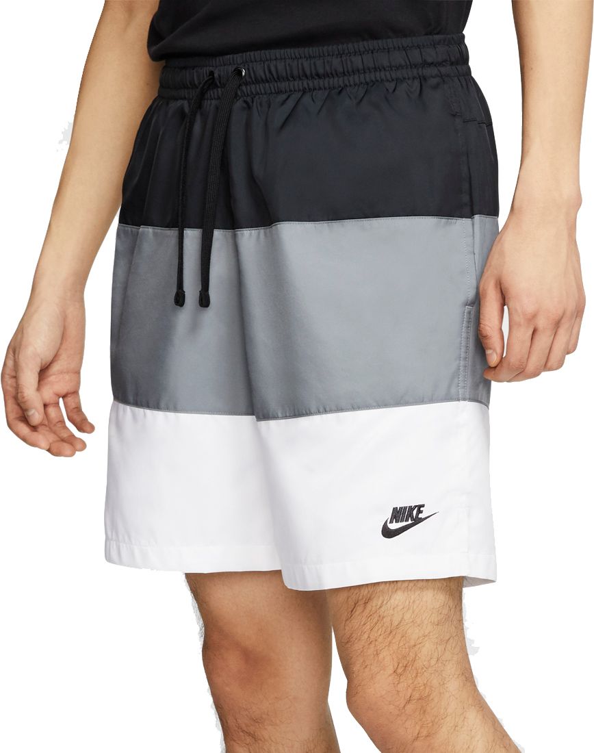 nike woven shorts black