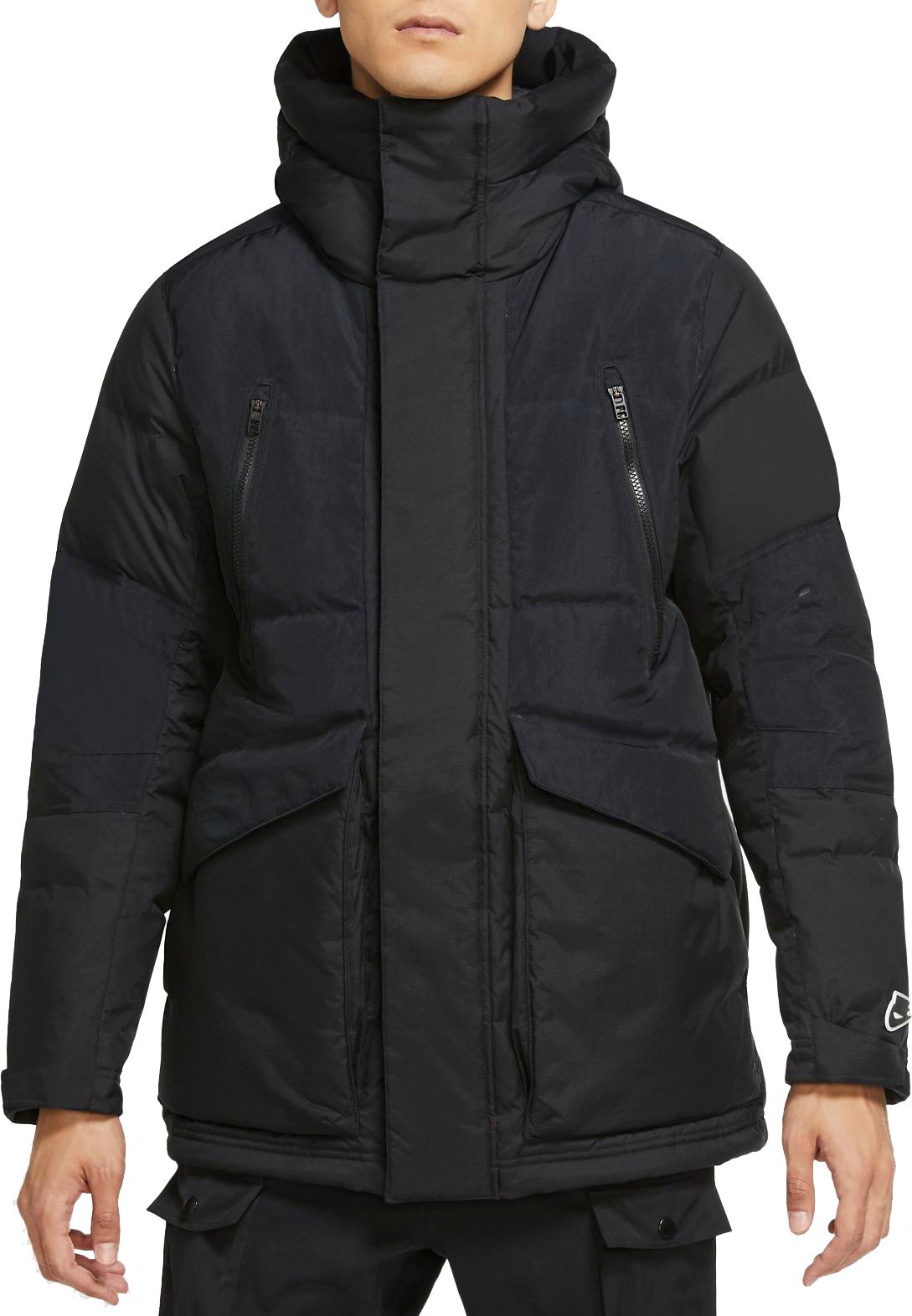 nike men's down fill parka jacket
