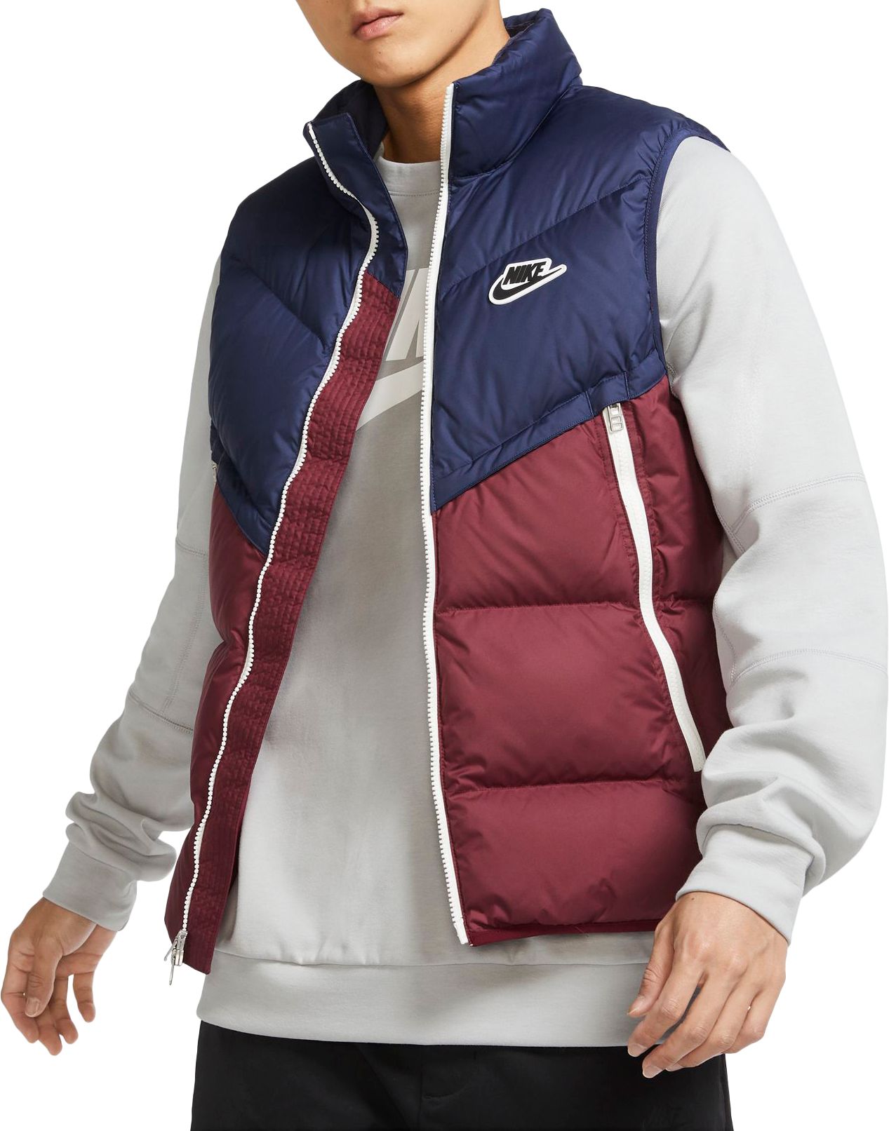 nike men's sportswear windrunner down vest