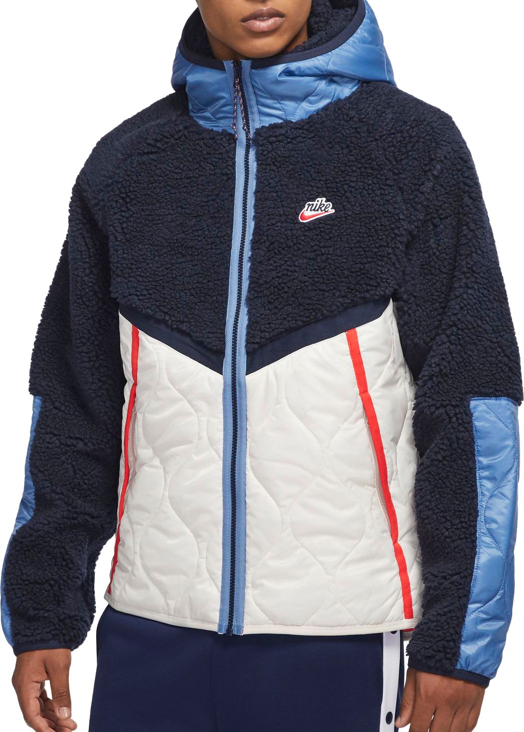 nike sherpa jacket mens