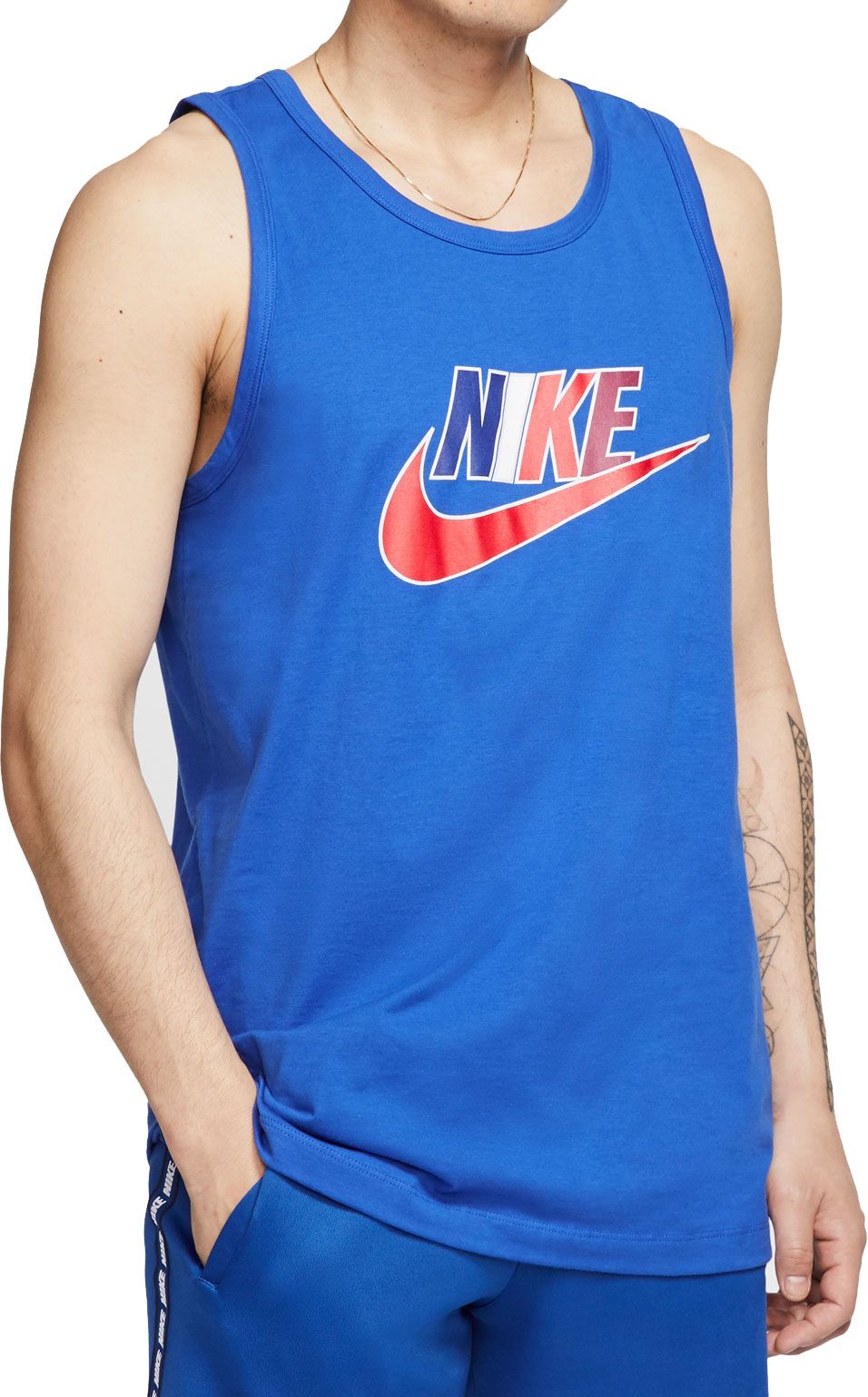 nike men's dry americana tank top