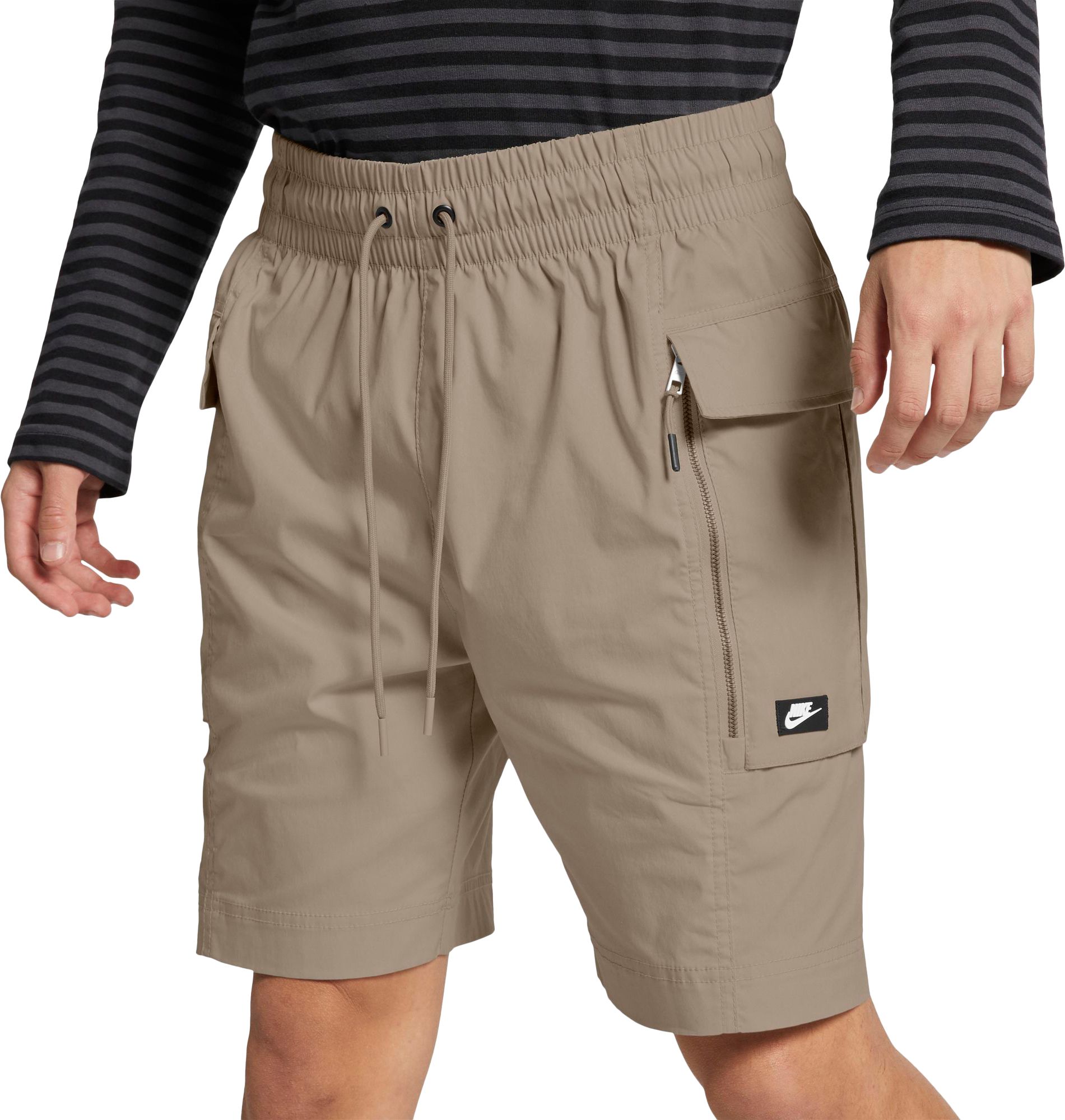 mens nike shorts with zipper pockets