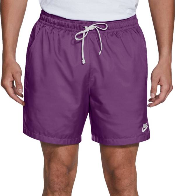 navy blue nike woven shorts