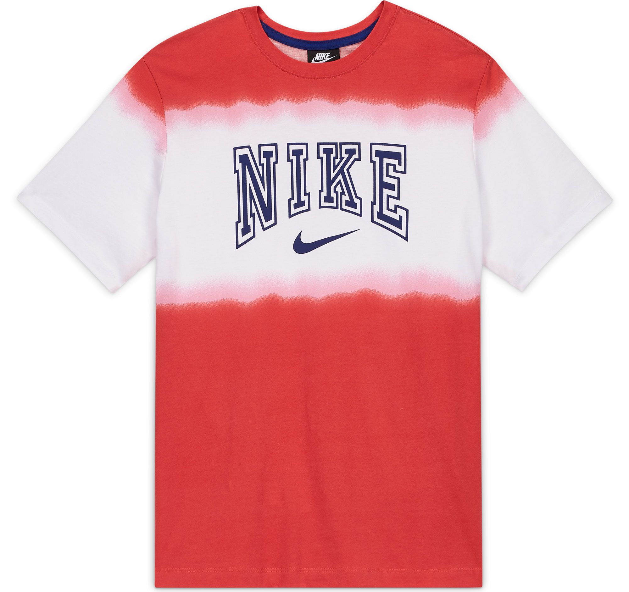 track red nike shirt