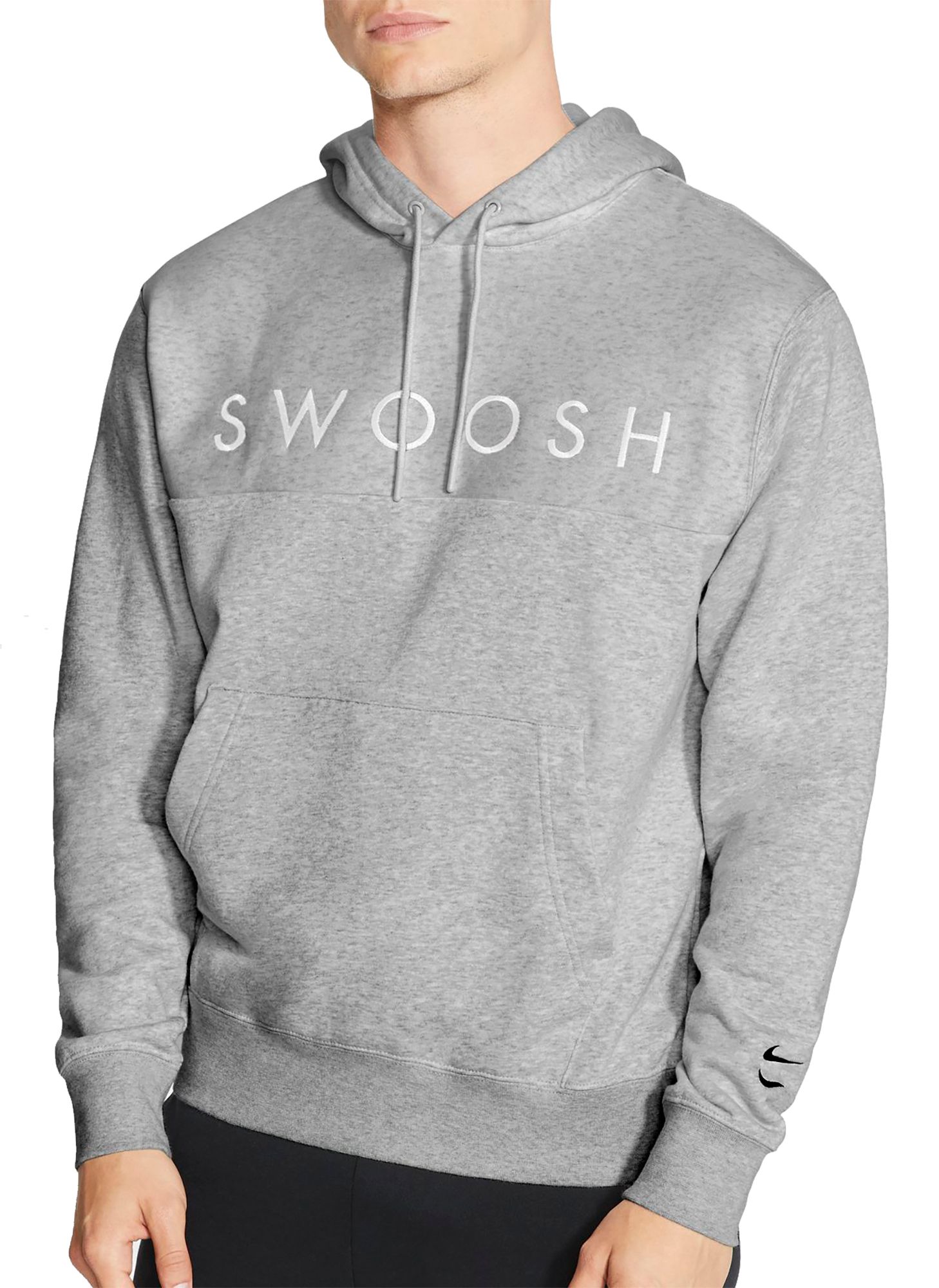 men's swoosh pullover hoodie