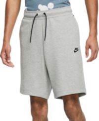 grey nike fleece shorts