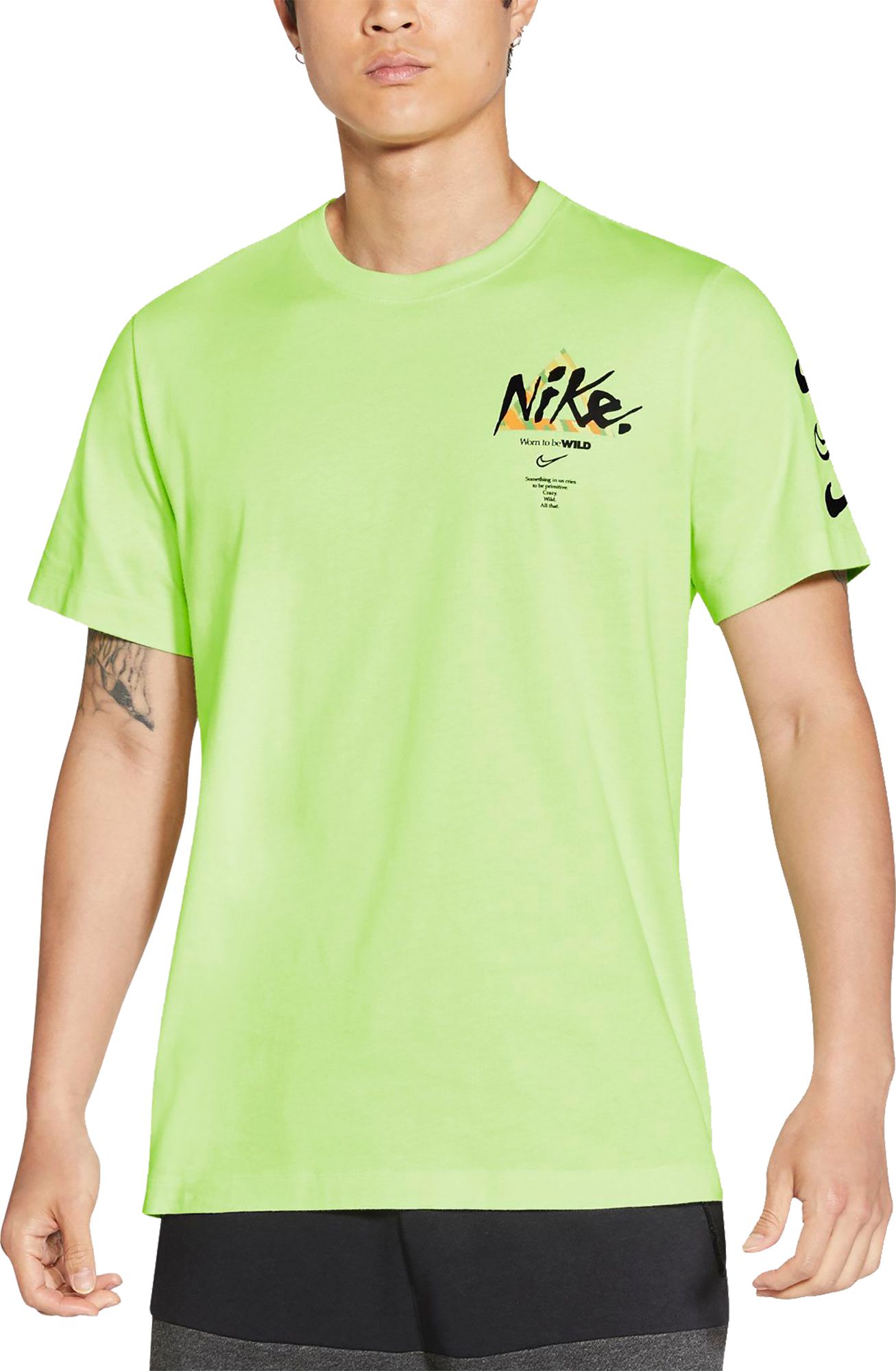 green nike just do it shirt