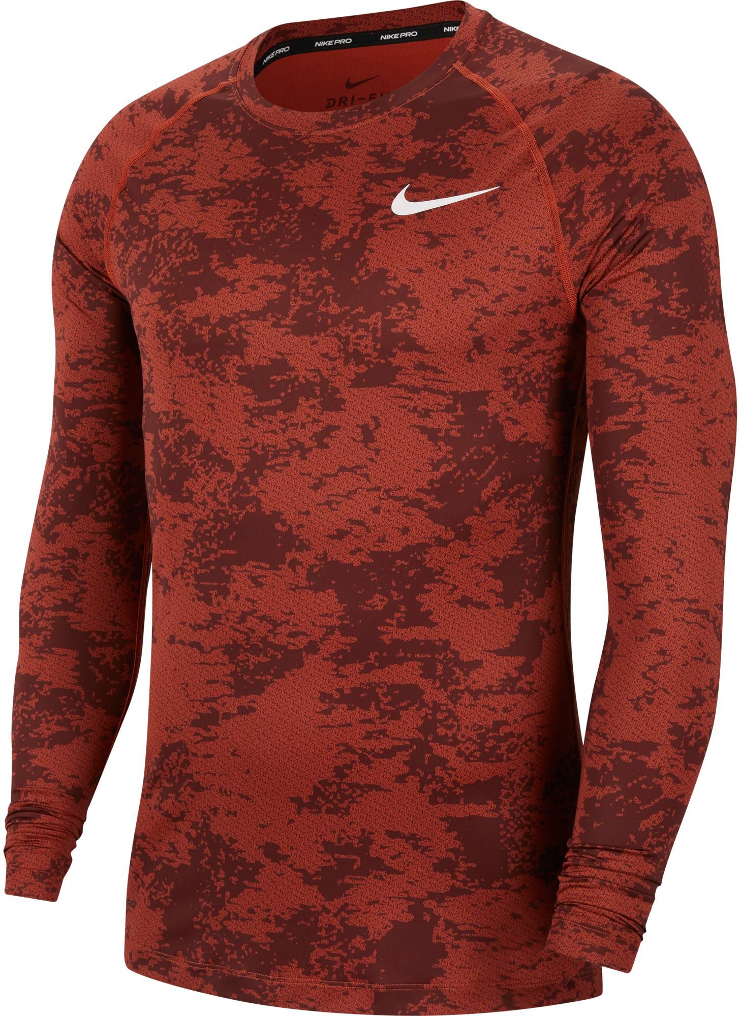 orange long sleeve nike shirt