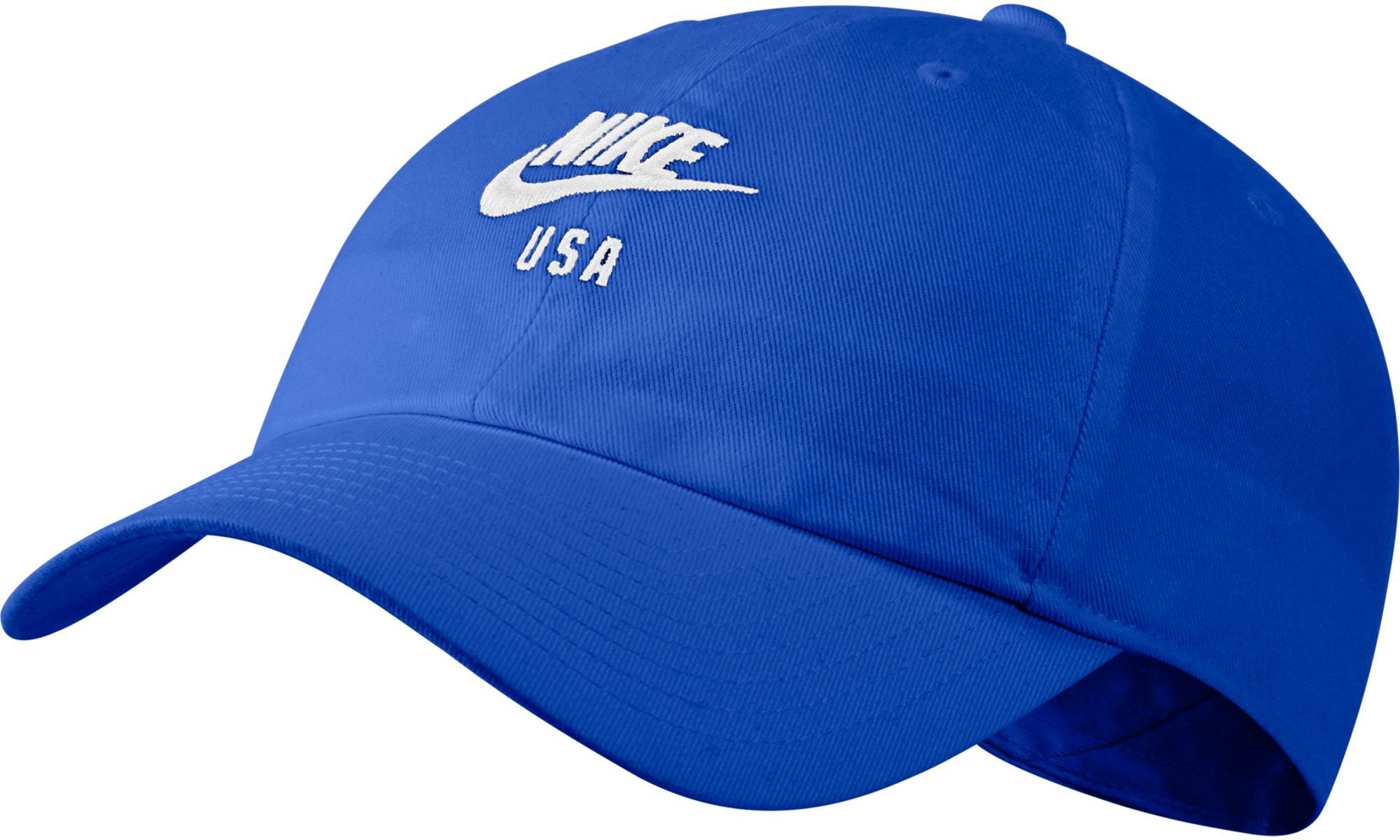 blue nike hat mens