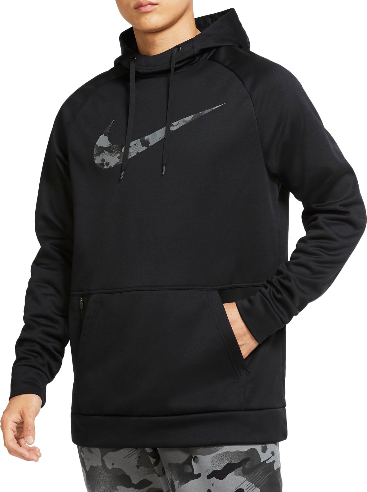 nike camo swoosh hoodie