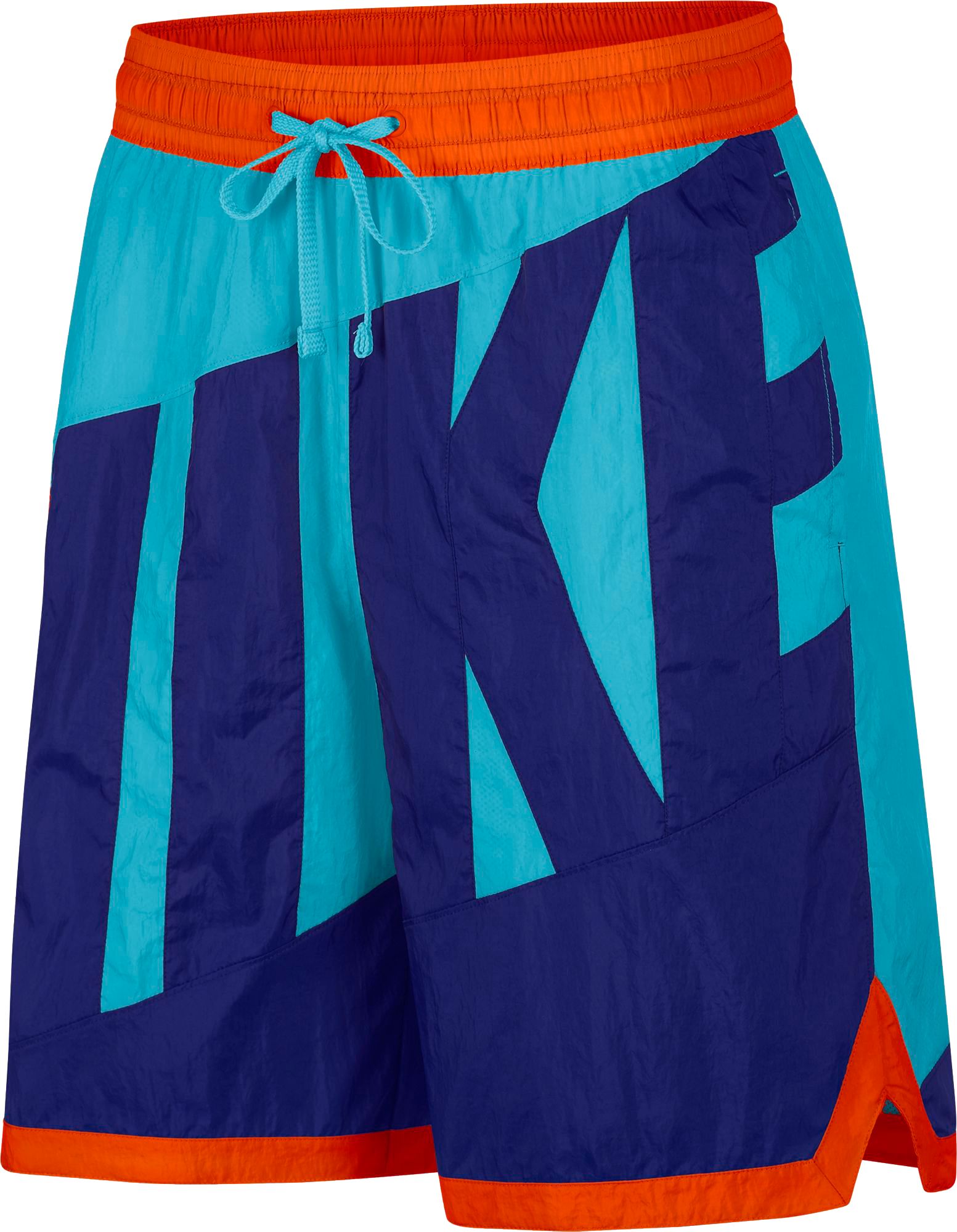 nike men's throwback woven shorts