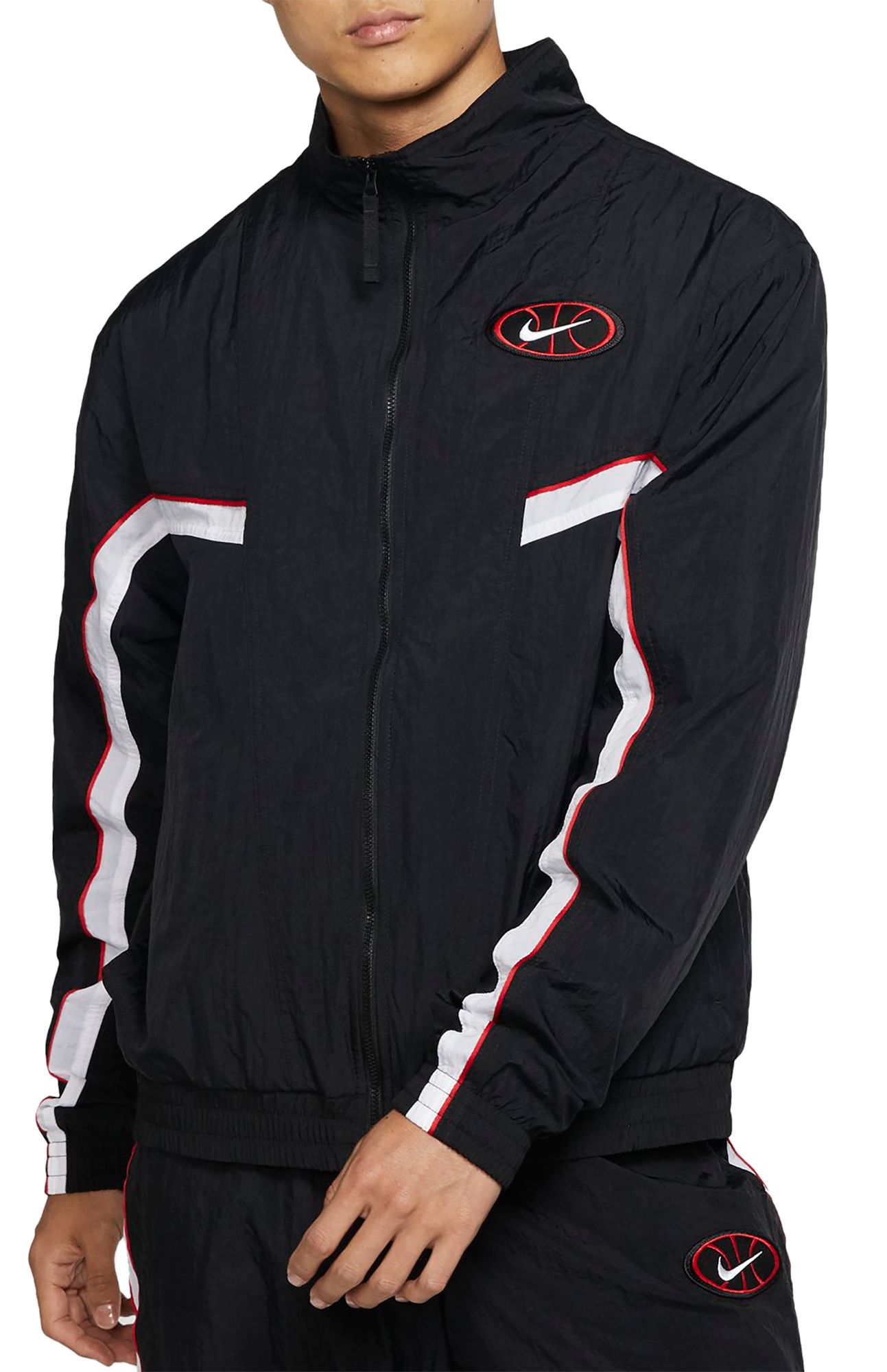 nike throwback woven jacket