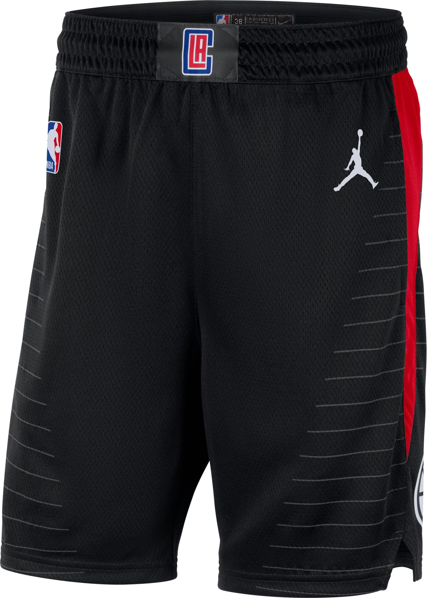 black clippers shorts