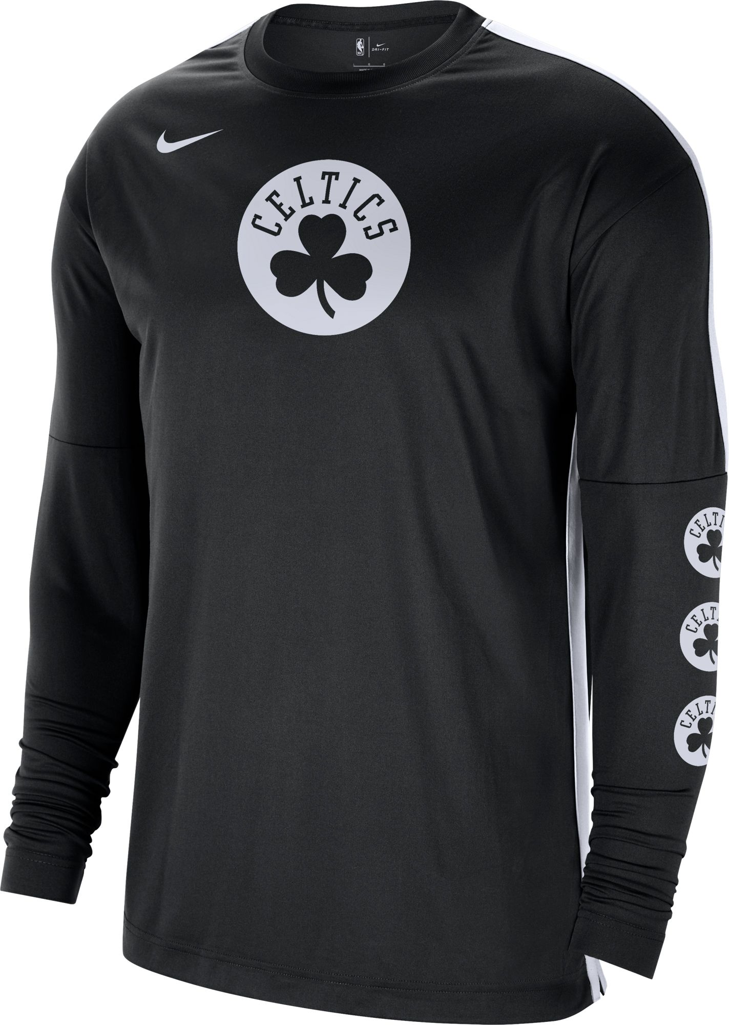 celtics long sleeve shooting shirt