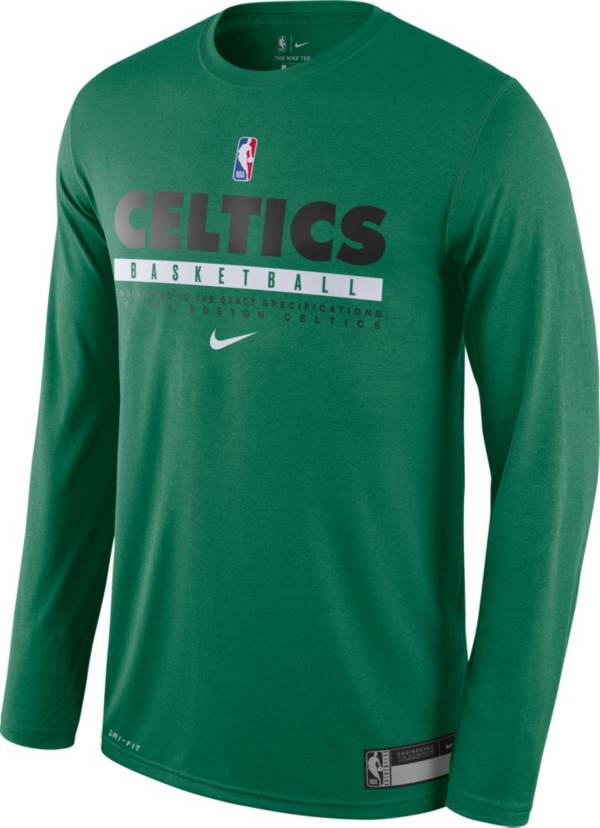 Nike Men's Boston Celtics Dri-FIT Practice Long Sleeve Shirt