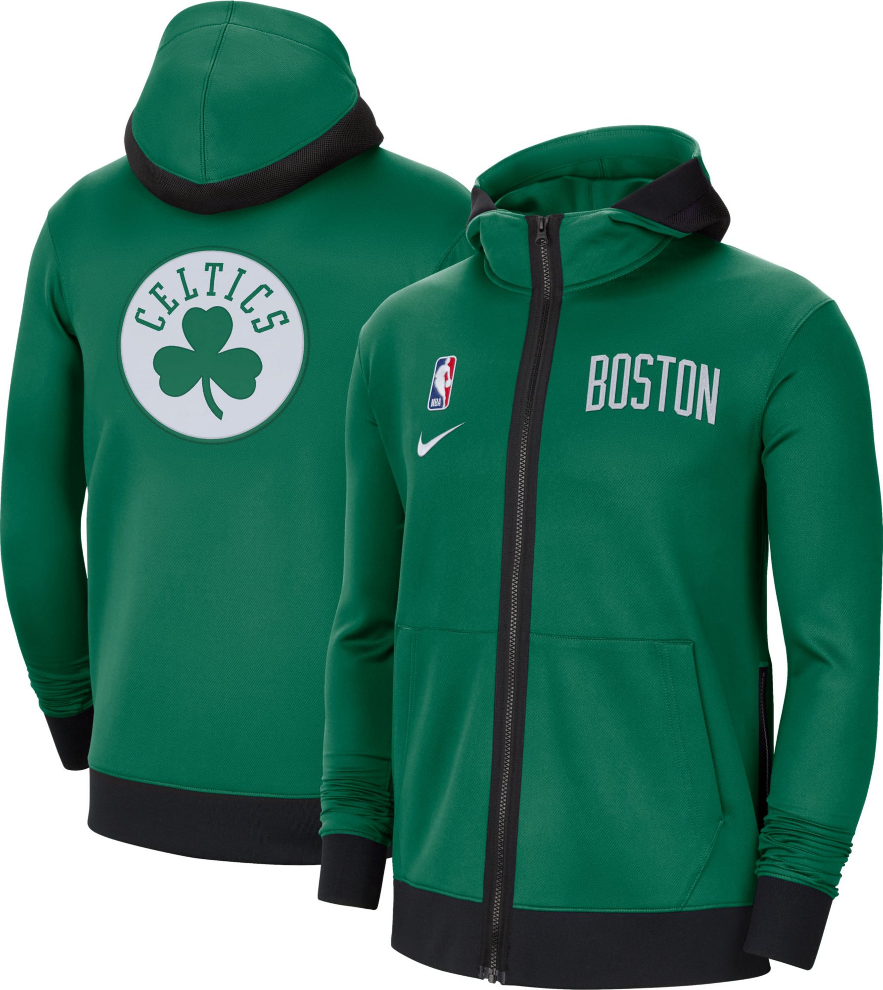 boston celtics therma flex hoodie