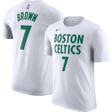 sorry, Nike Men's 2020-21 City Edition Boston Celtics Jaylen Brown #7 Cotton T-Shirt is currently out of stock