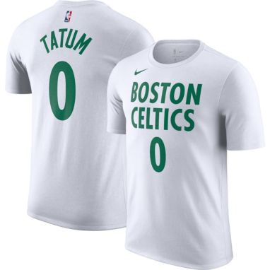 sorry, Nike Men's 2020-21 City Edition Boston Celtics Jayson Tatum #0 Cotton T-Shirt is currently out of stock