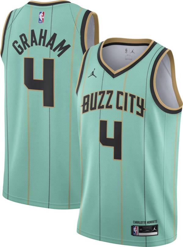 Jordan Men S 2020 21 City Edition Charlotte Hornets Devonte Graham 4 Dri Fit Swingman Jersey Dick S Sporting Goods