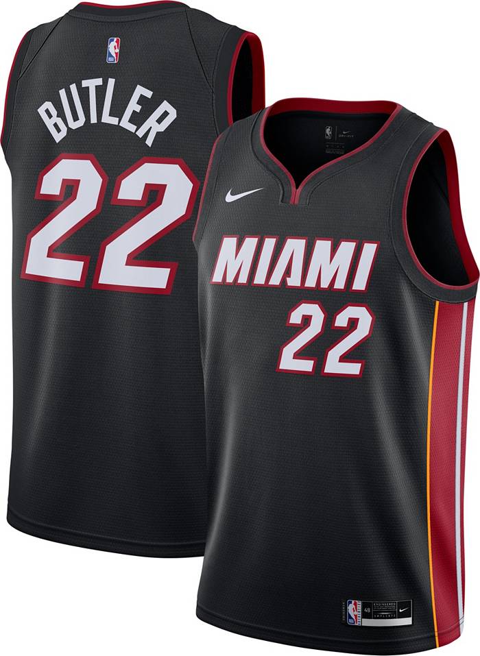 Nike Men's Miami Heat Jimmy Butler #22 Black Icon Jersey